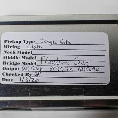 Porter Pickups - Modern Strat Single Coil Pickup Set of Three for Guitar image 3