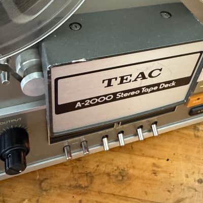 TEAC A-2000 4 Track Stereo Reel Tape Deck Tested Serviced w/ Manuals Reels image 10