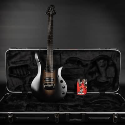 2014 Ernie Ball Music Man John Petrucci Signature Majesty 6 - Polar Noir | USA JP6 Neck Thru DiMarzio Piezo Stainless Steel Frets Matching Headstock Low Serial Number 3.16kg | OHSC image 1