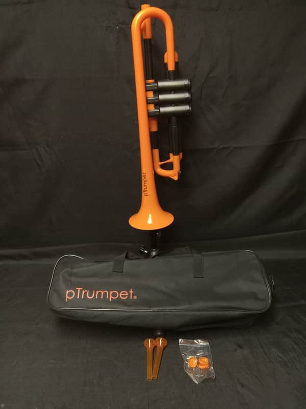 pBone pTrumpet Plastic Trumpet #3 - Orange image 1