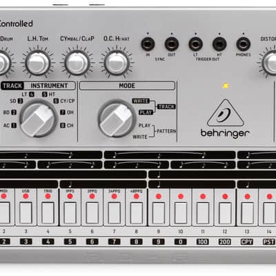 Behringer RD-6-SR Analog Drum Machine - Silver image 1