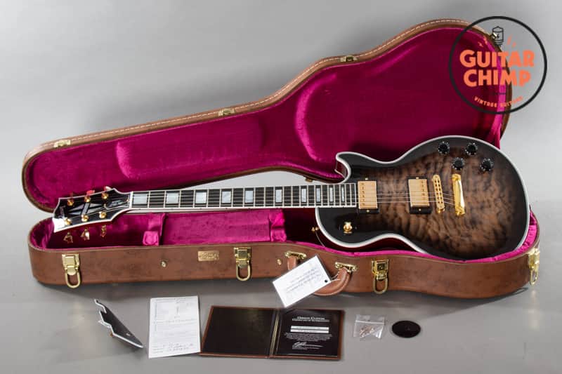 2016 Gibson Custom Shop Les Paul Custom Cobra Burst Quilt Top ~Video~ image 1