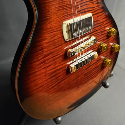 PRS SE McCarty 594 Singlecut Electric Guitar Black Gold Burst w/ Gig Bag image 6