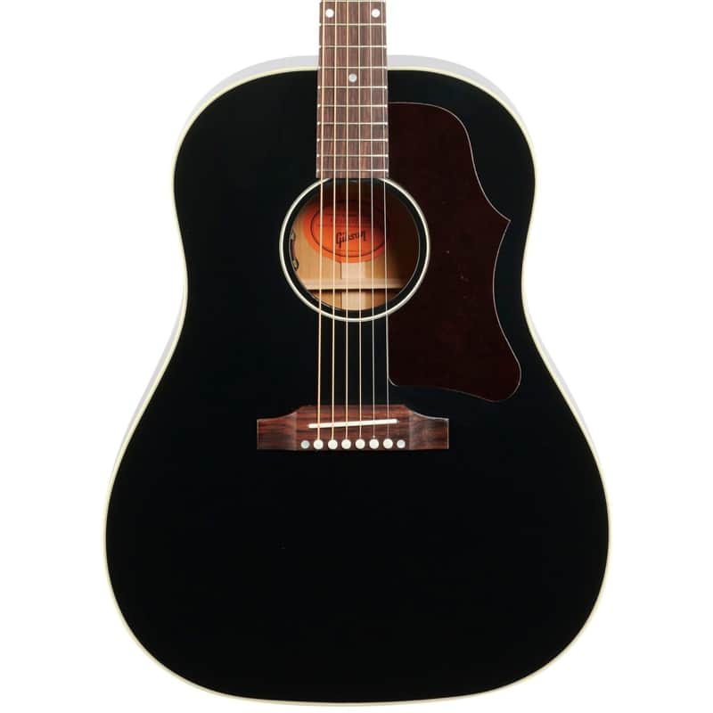 Gibson '50s J-45 Original Acoustic-Electric Guitar, Ebony image 1