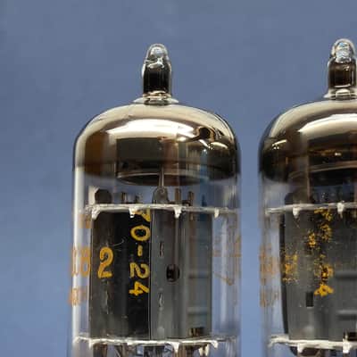 Amperex 12AU7 ECC82 • 1970 • 100% MATCHED & BALANCED Gm & mA Pair • Strong NOS • Orange Globe • Philips, Heerlen ΔOB2 MATCHED CODES • Amplitrex AT-1000 Digitally Tested • Quite Very Low Noise • A-03-04 image 12