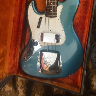 Fender left hand Jazz Bass 1965 Lake Placid Blue image 3