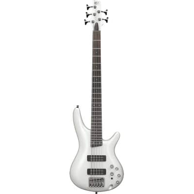 IBANEZ SR305E-PW SR-Serie SR-Serie E-Bass 5 String pearl white image 1