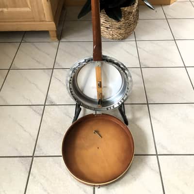 Höfner  Tenor Banjo, model 738, vintage ca 1970 - brown image 12