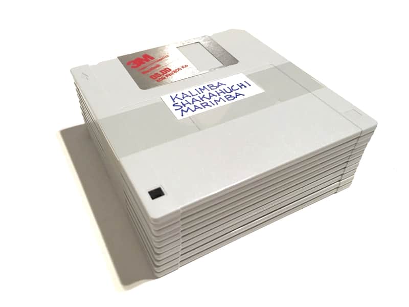10x Emu Systems E-mu Emulator II Synthesizer Sampler E2 EII 3.5" Disks Sound Library Factory image 1