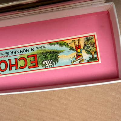 Hohner hohner echo bell metal reeds Vintage Made in Germany ECHO HARP HOHNER image 6