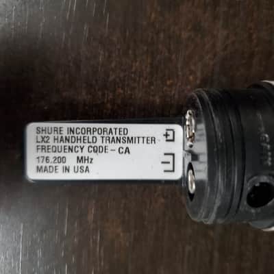 Shure LX2/SM58 Wireless Handheld Microphone Transmitter, CA 176.2 MHz image 2