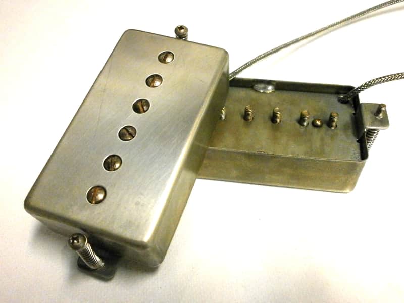 RELIC AGED Humbucker Sized P90 Pickups SET Hand Wound PAF Size Q Bridge Neck by Q pickups image 1
