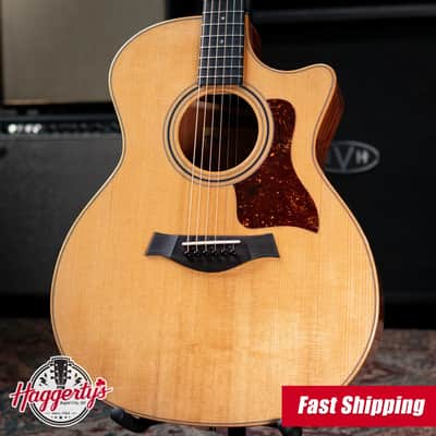 Taylor 314ce Studio Acoustic-Electric Guitar - Natural with Structured Gig Bag image 1