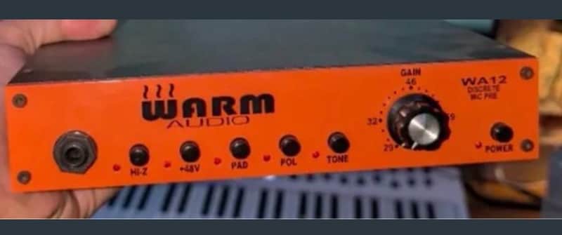 Warm Audio WA12 MKII Microphone Preamp 2016 - Present - Orange image 1