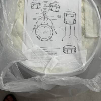 Remo 18/12/14/5x14" Gold Crown Jeff Hamilton Bop Drum Set - NOS Black Lacquer image 23