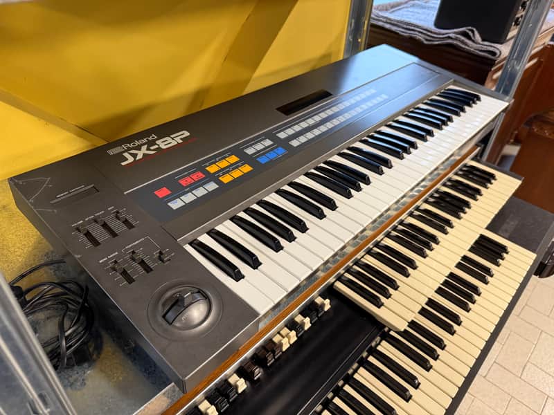 Roland JX-8P 61-Key Polyphonic Synthesizer 1984 - 1986 - Black image 1