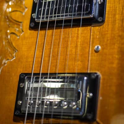 Guild S-100 NB Nature Boy Vintage Original Carved Acorn Oak Leaf Natural All Original w/Hardshell Case - Used image 10
