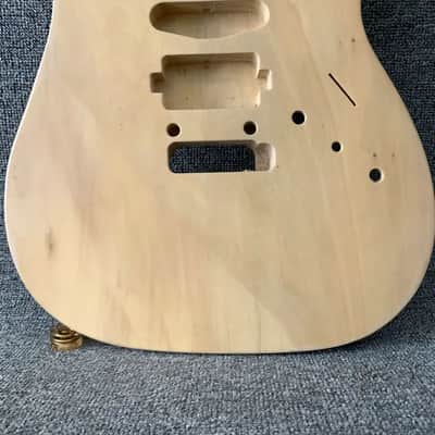 Unfinished HSH Guitar Body with 2 Point Tremolo image 3