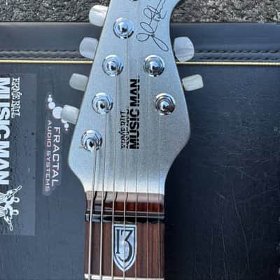 Ernie Ball Music Man John Petrucci Signature JP13-7 2013 - 2017 - Platinum Silver image 6