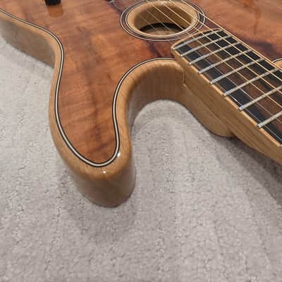 Fender American Acoustasonic Telecaster Exotic Koa 11/2019 - Natural image 20