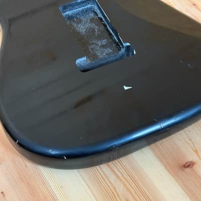 1814g Kohlin Guitars S-Type Roasted Pine replacement body Aged Nitro Relic Vintage Black Made in Sweden image 6