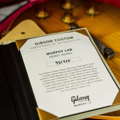 Gibson Custom Murphy Lab 1959 Les Paul Standard Reissue Heavy Aged - Green Lemon Fade image 15
