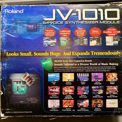 Roland JV-1010 64-Voice Synthesizer Module 1999 - 2003 - Black image 2