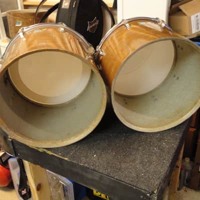 3 Vintage Ludwig Super Classic Melodic Toms 1974 Walnut Cortex 14" 15" & 16" image 6