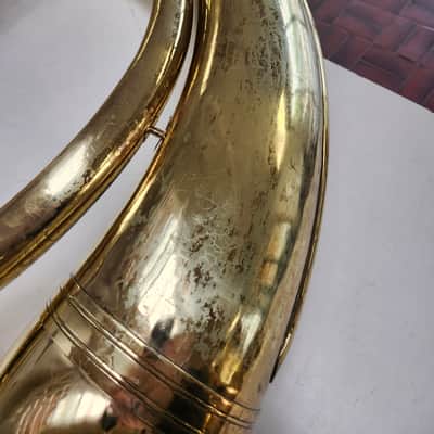 Very Good Used Yamaha YSH-411 Brass Sousaphone with Case and Mouthpiece image 14