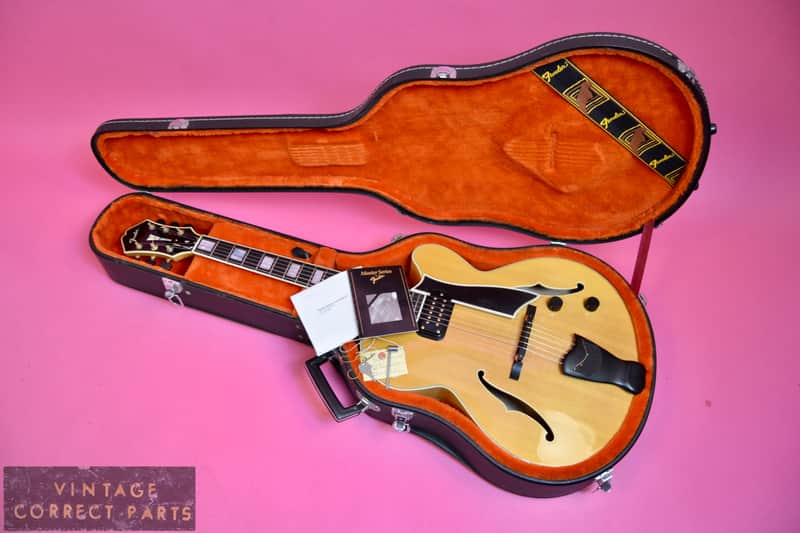 Vintage 1984 Fender D'Aquisto Elite Archtop 1st year example in very rare Blonde!