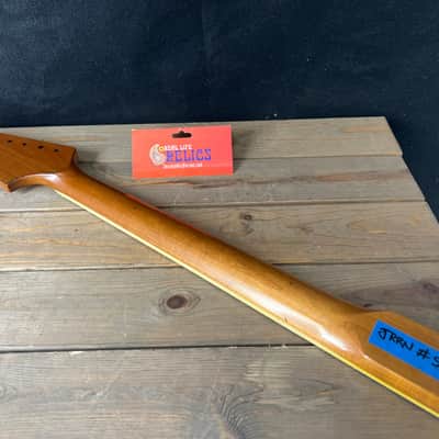 Real Life Relics Nitro  Roasted Maple With Bound Rosewood Fingerboard Block Inlays Jazzmaster® Strat® Stratocaster Neck RLR-JRRN #9 image 4