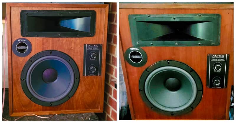 Altec Model 15 90% restored. Baby 19's. 1973 - Oiled walnut | Reverb