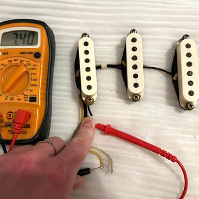 Fender Custom Shop Josefina Hand-Wound AGED / Relic Strat Pickup Set – RARE Custom Spec 7.4kΩ – Matched Output image 18