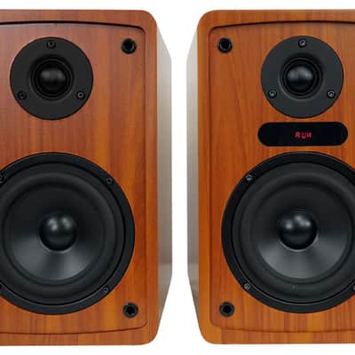 Rockville ELITE-5C Wood 800w Home Theater 5.25" Bluetooth Bookshelf Speakers image 5