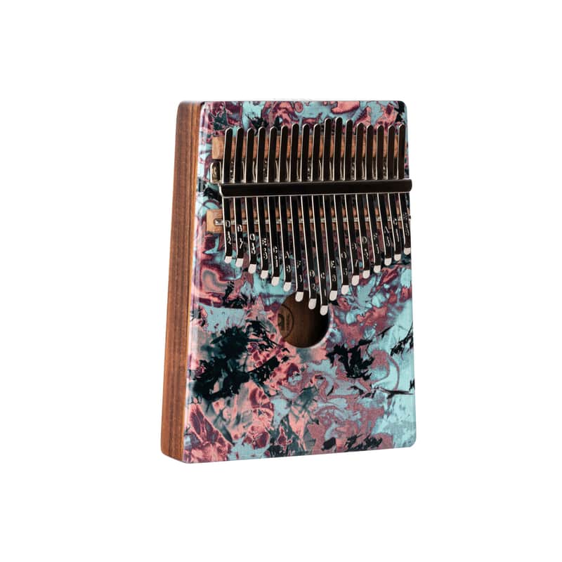 Meinl KA17CR Designer Sound Hole Kalimba Coral Reef - Kalimba image 1
