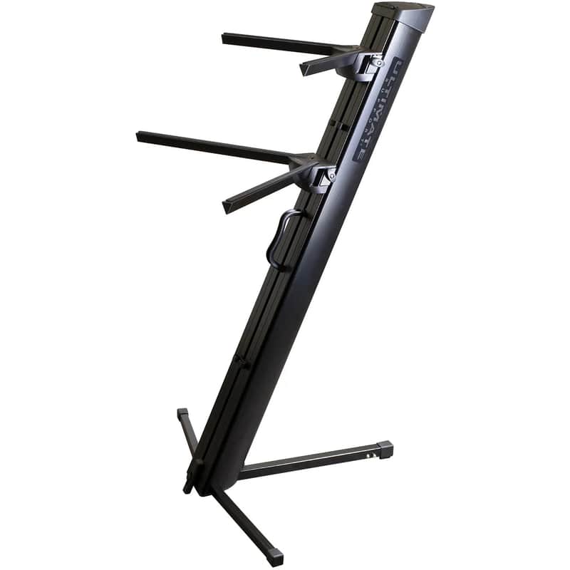 Ultimate Support Apex AX48-BP Two-Tier Keyboard Stand 2005-2006 - Black image 1