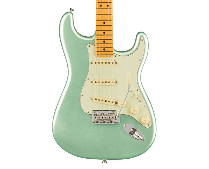 Used Fender American Professional II Stratocaster - Mystic Surf Green w/Maple FB image 1