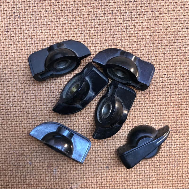 1960 s Vox Bulgin chicken head control knobs Black