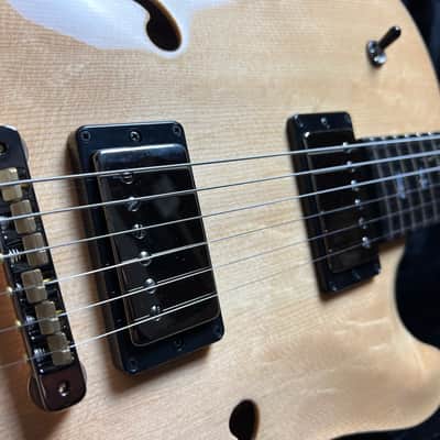 PRS Private Stock Singlecut Archtop 2022 Natural Bearclaw Spruce Top and Raspberry Lemonade Maple Back image 12
