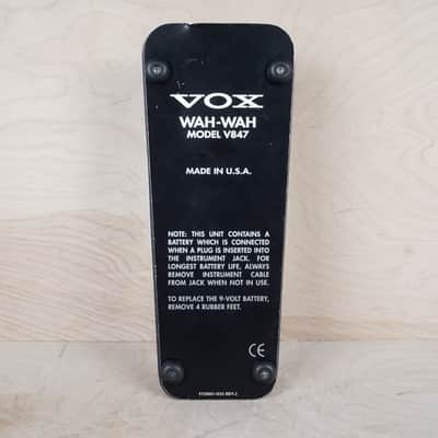 Vox V847 Wah 1996 Black / Chrome image 7
