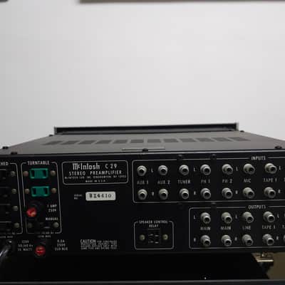 McIntosh C29 Solid State Stereo Preamplifier Serviced Good Aesthetic Condition image 12
