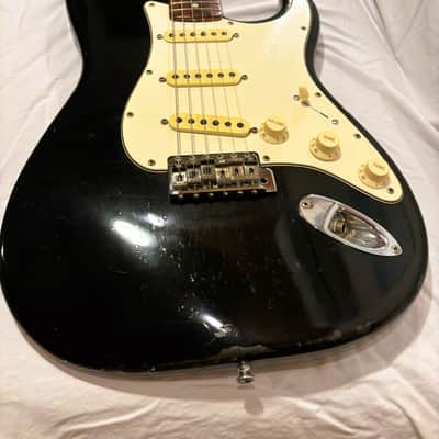 Fender Stratocaster 1965 - Factory-Original Black Over Charcoal Frost image 7