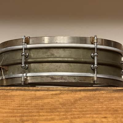 20/30's Ludwig 4x14 "Dance" Model Universal NOB 6 Lug Snare Drum 2-Piece image 5