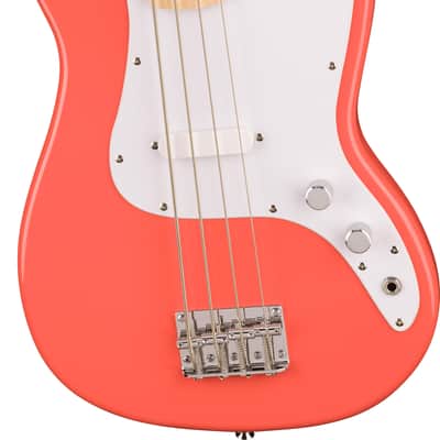 Squier Sonic Bronco Bass Tahitian Coral image 1