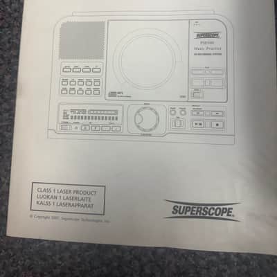 Superscope Practice and CD recording device PSD 340 2000s - Paint image 2