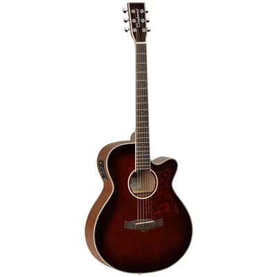 Tanglewood TW4 Winterleaf Solid Spruce/Mahogany Super Folk Cutaway with Electronics