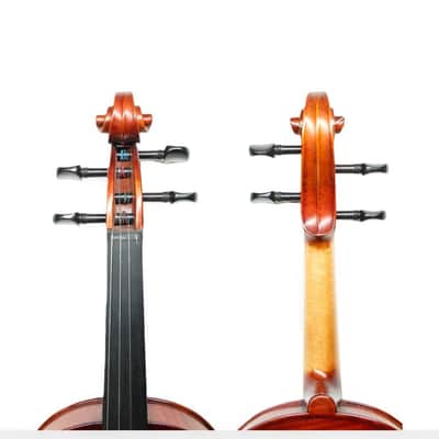 Handmade 4/4 Violin Outfit Italian Spruce, 1pc Maple Back, Rich Tone, Case & Bow image 4