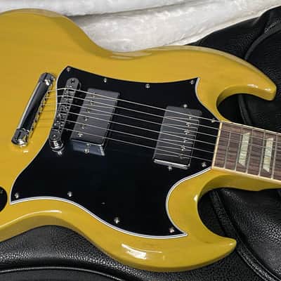 NEW ! Gibson SG Standard TV Yellow Finish - Original Gibson Leather Gig Bag - Authorized Dealer - Only 6.8 lbs - G07276 image 1