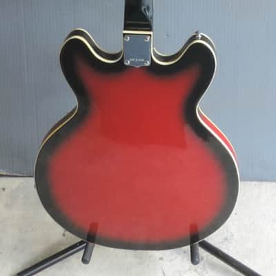 Tempo ES-335 style 1970's 2 Color Sunburst image 2