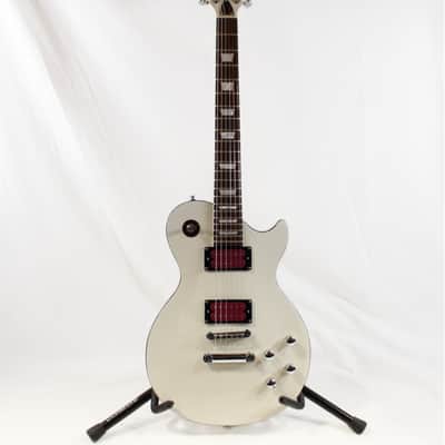 HardLuck Kings Bossman LP Style Electric Guitar in White image 1